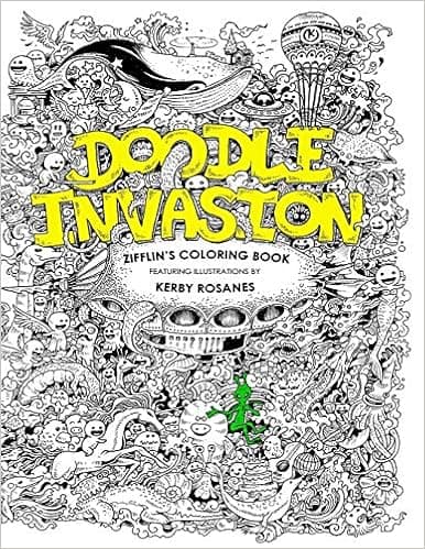 Doodle Invasion: Zifflin's Coloring Book