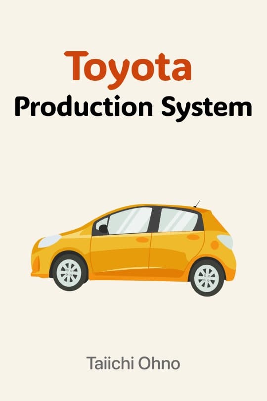 Toyota Production System: Beyond large-scale production Audio Book Summary Cover